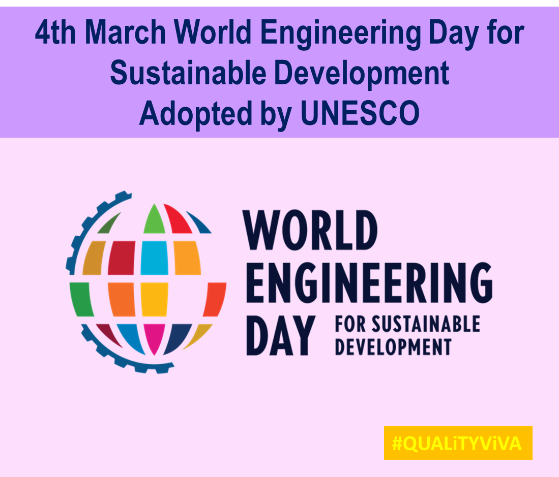 4th March World Engineering Day for Sustainable Development Adopted by UNESCO
